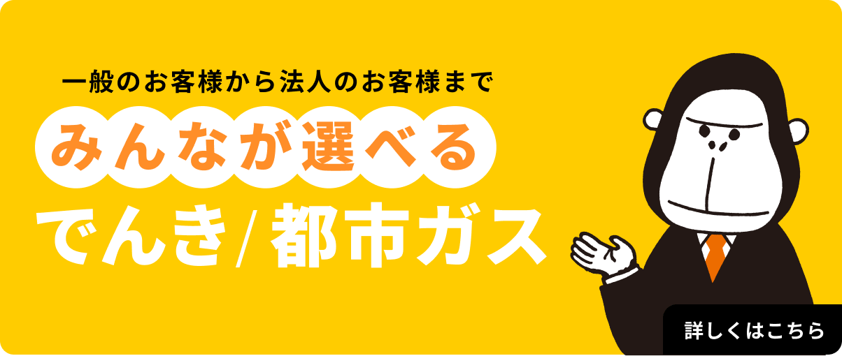 一般電力から法人の高圧電力までみんなが選べるおトクなでんき
